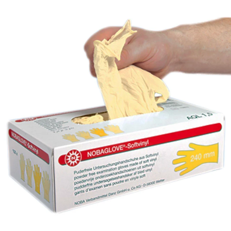 NOBA Nobaglove Softvinyl puderfrei weiß 100 Stück