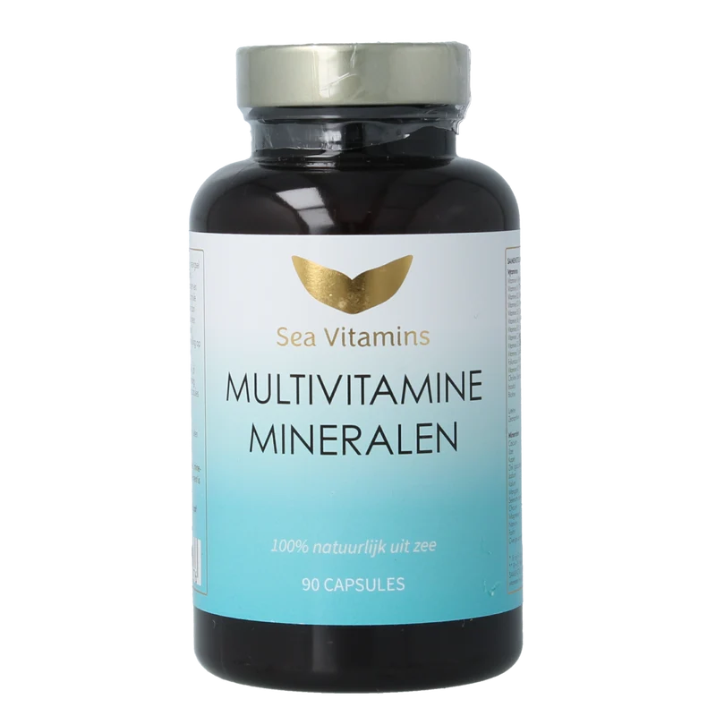 Sea Vitamins Multivitamine mineralen 90.00 Vegetarische capsules