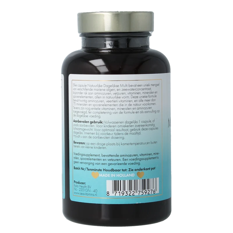 Sea Vitamins Multivitamine mineralen 90.00 Vegetarische capsules