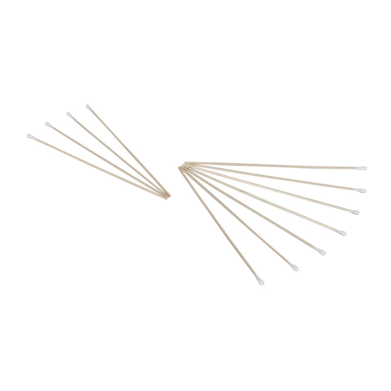 AMPri Wattestäbchen mit Holzstab kleiner Kopf 100 Stück