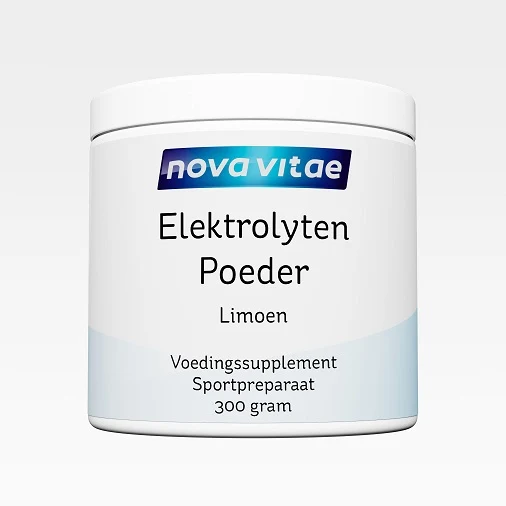 Nova Vitae Elektrolyten poeder limoen 300.00 Gram