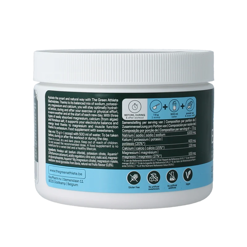 The Green Athlete Electrolytes red fruits 320.00 Gram