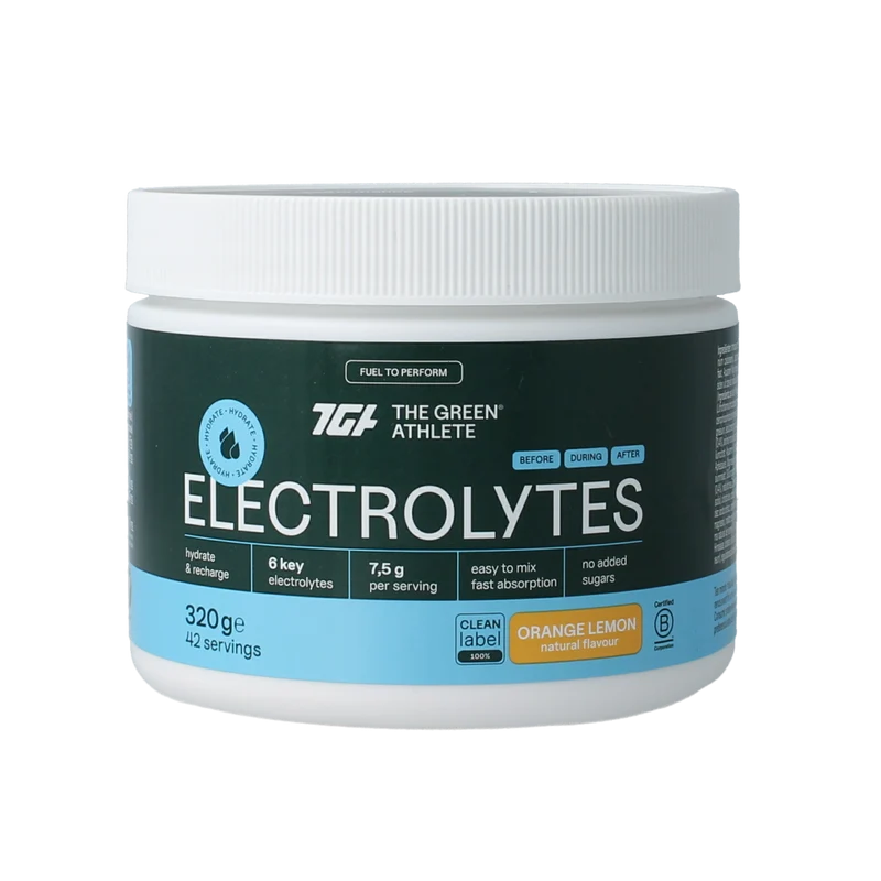 The Green Athlete Electrolytes orange lemon 320.00 Gram