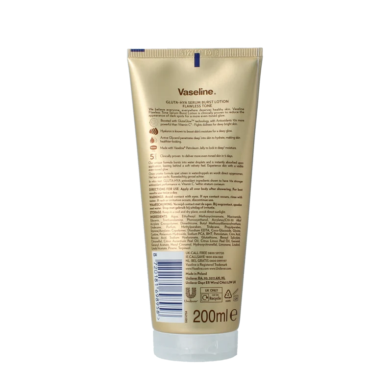 Vaseline Gluta-hya flawless glow 200.00 Milliliter