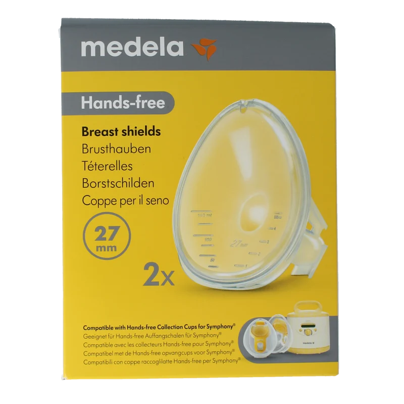 Medela Handsfree borstschild Symphony 27mm 1.00 Stuks