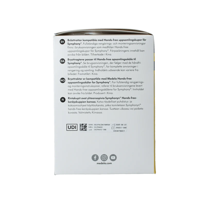 Medela Handsfree borstschild Symphony 24mm 1.00 Stuks