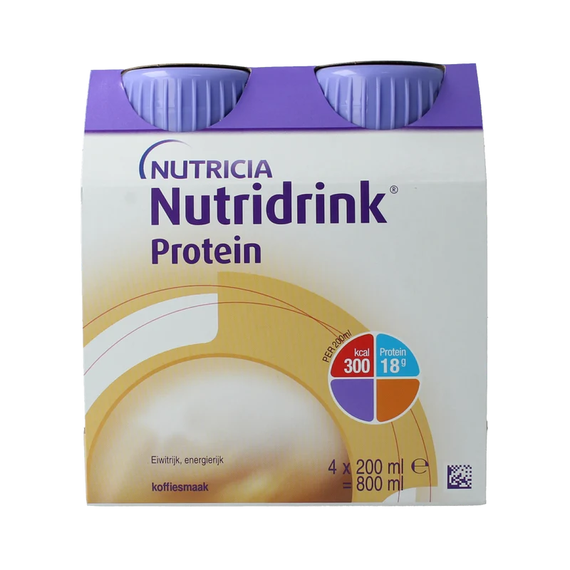 Nutridrink Protein koffie/mokka 200ml 4.00 Stuks