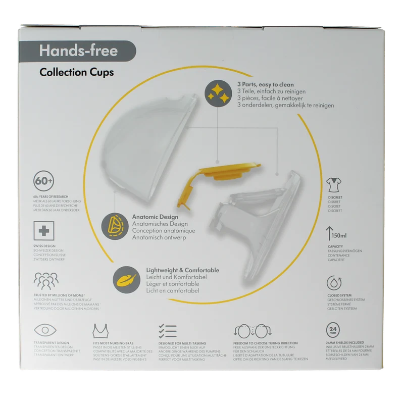 Medela Handsfree collection cups Symphony maat M 1.00 Stuks