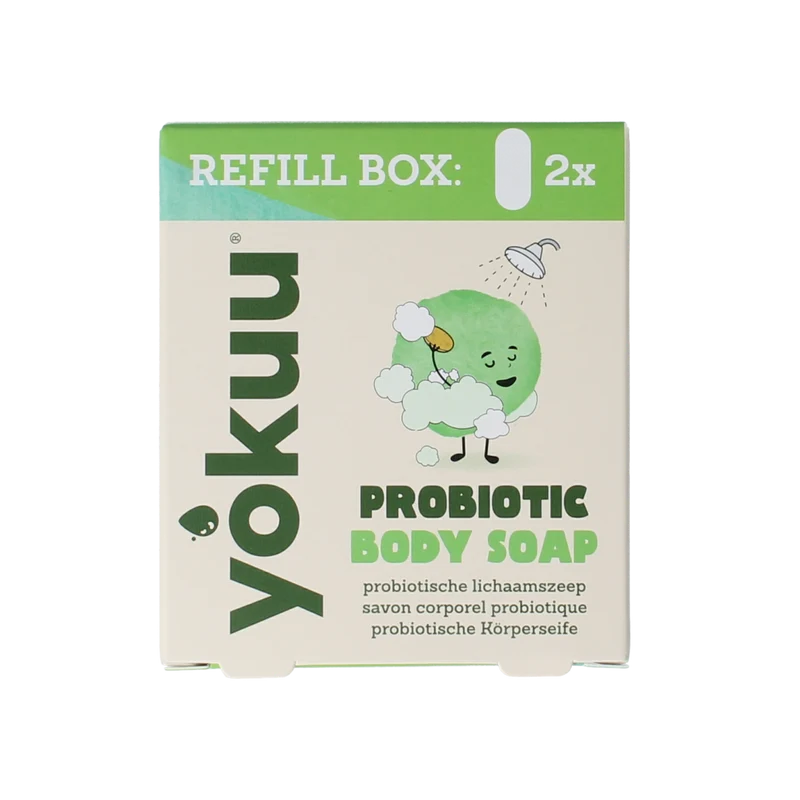 Yokuu Bodywash matcha refill 2 tabletten 1.00 Set