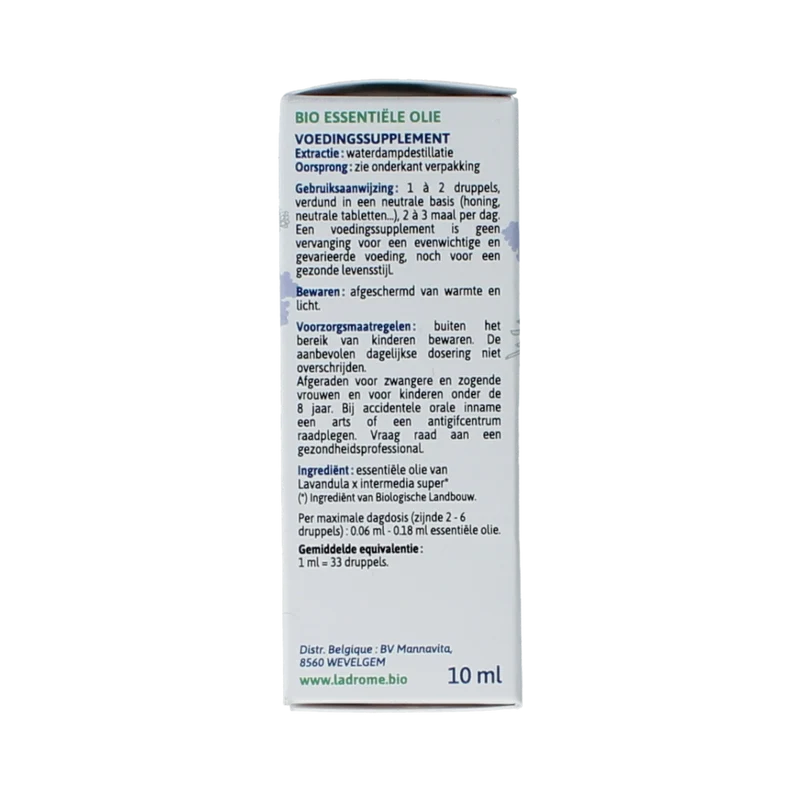 Ladrome Lavandin olie bio 10.00 Milliliter