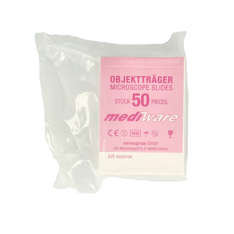 Mainit Objectglaasje 75 x 26 helder 50 Stuks
