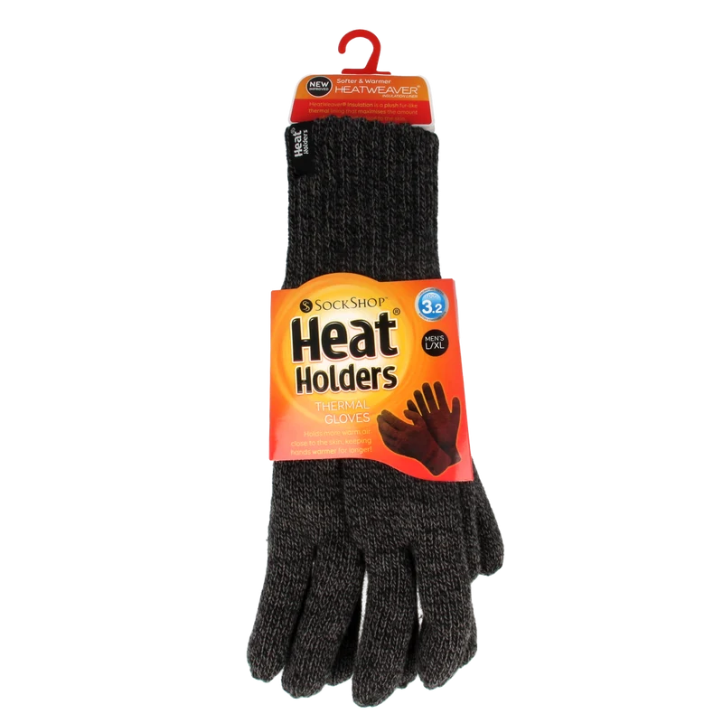 Heat Holders Flat knit gloves L/XL charcoal 1.00 Paar