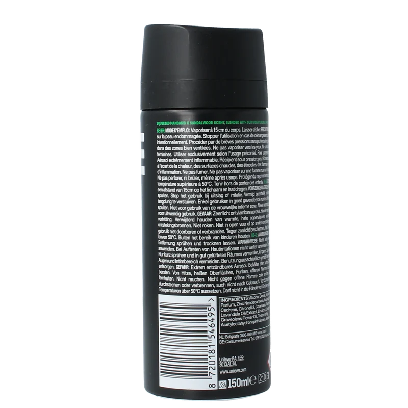 AXE Deodorant bodyspray Africa 150.00 Milliliter