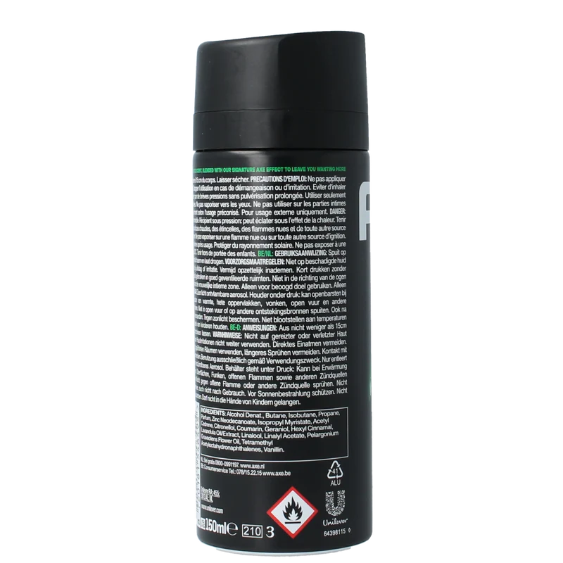 AXE Deodorant bodyspray Africa 150.00 Milliliter