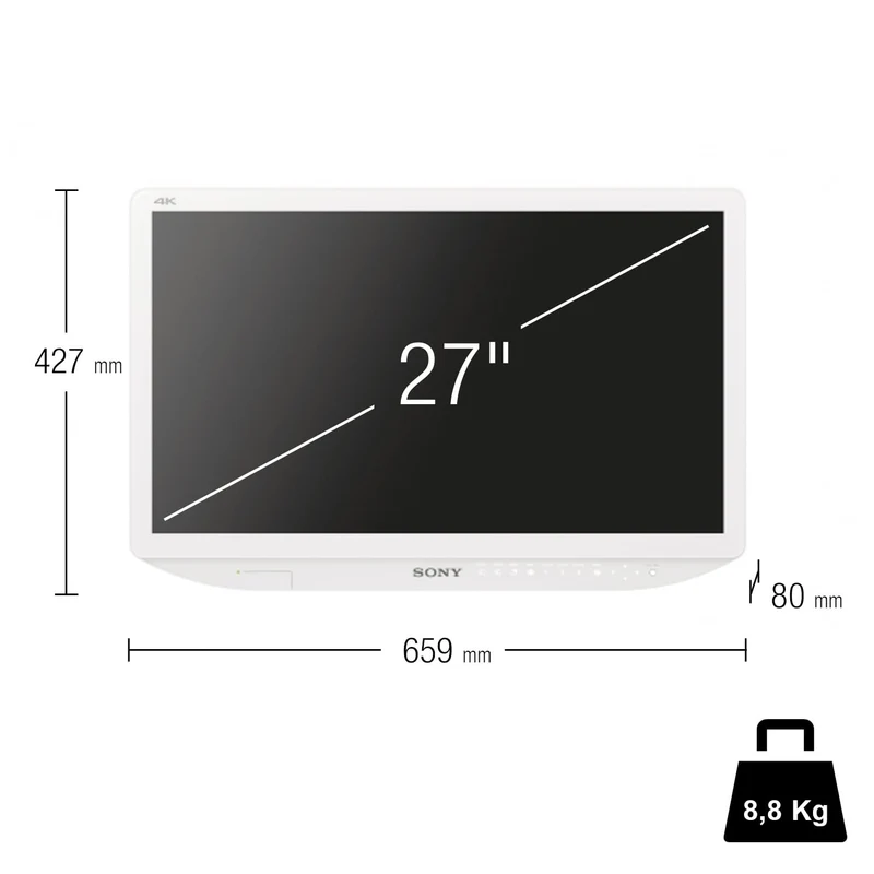 SONY LMD-X2700MD Medizinischer Monitor 27"-4K-2D-LCD