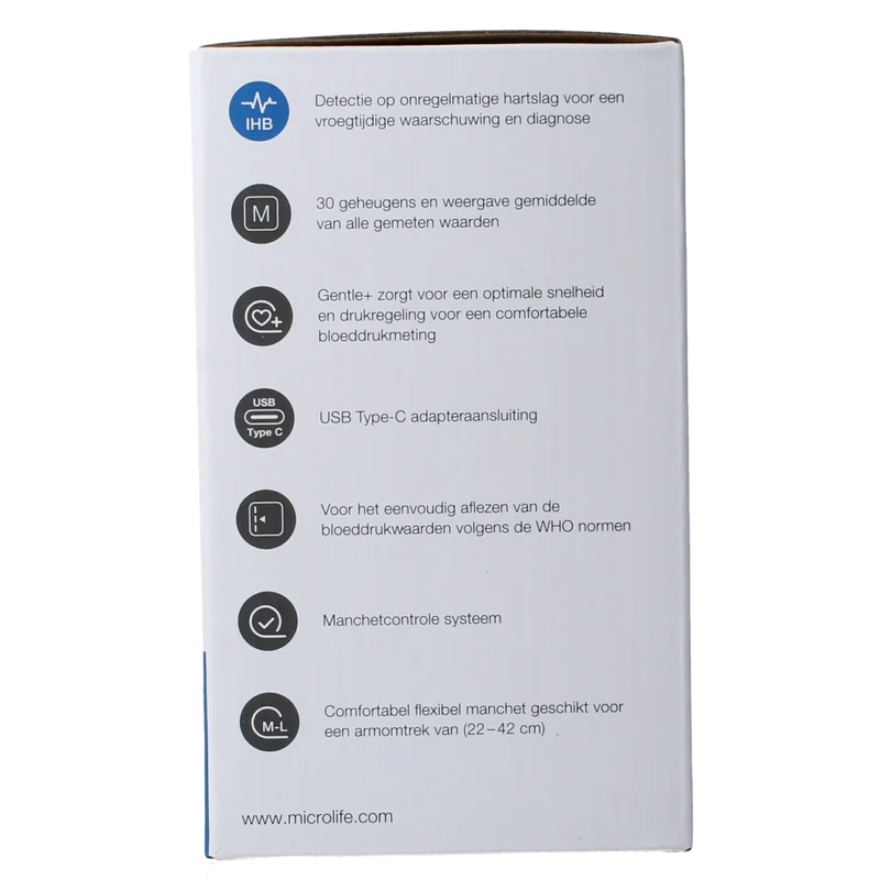 Microlife BPB1 Bloeddrukmeter standaard 1.00 Stuks