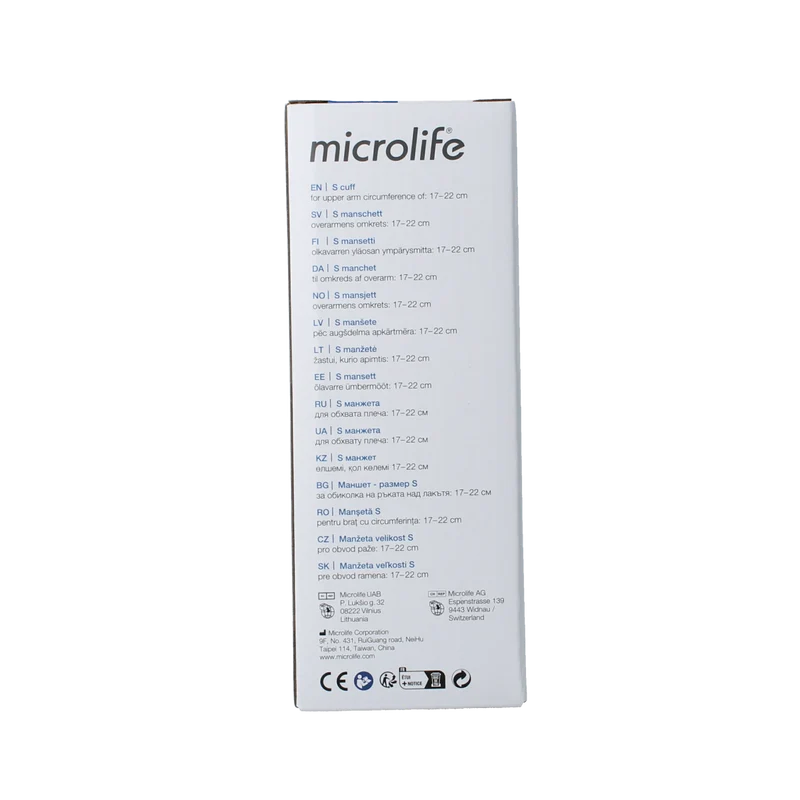 Microlife Manchet maat S 17-22 cm 1.00 Stuks