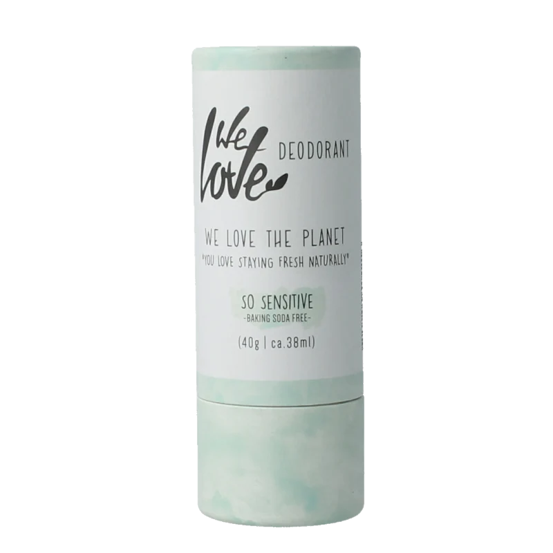 We Love Deodorant stick so sensitive 40 Gram