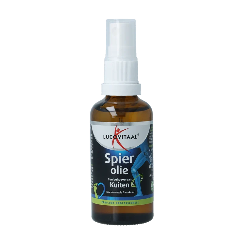 Lucovitaal Spierolie kuiten vegan 50.00 Milliliter