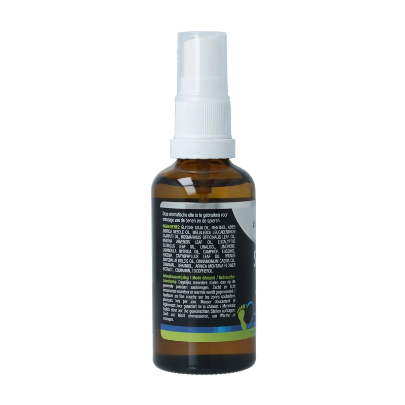 Lucovitaal Spierolie kuiten vegan 50.00 Milliliter