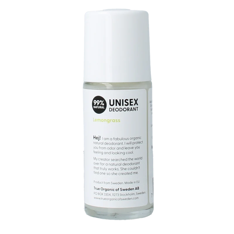 True Organic Undercover agent deodorant lemongrass 50.00 Milliliter