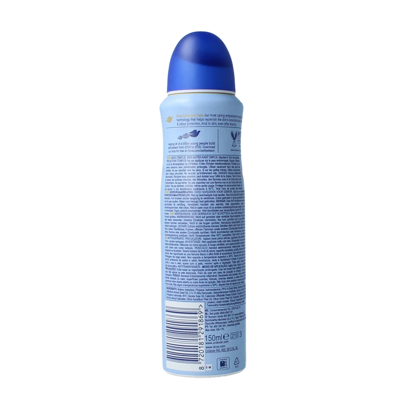 Dove Deodorant spray talco 150.00 Milliliter