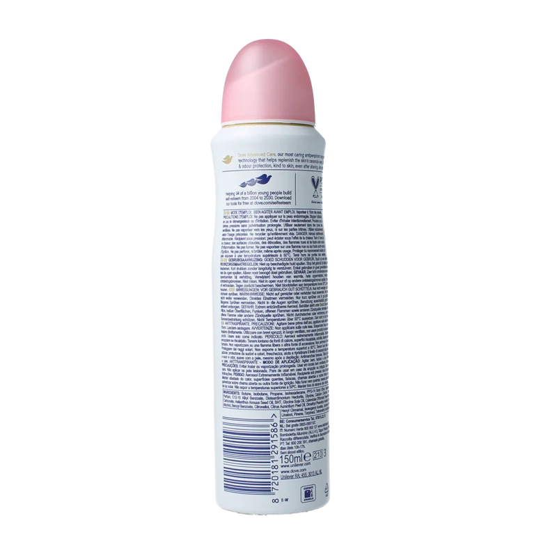 Dove Deodorant spray invisible care 150.00 Milliliter
