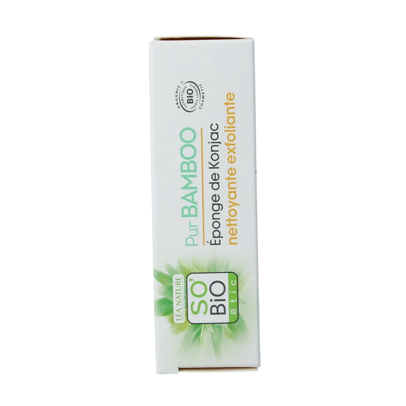 So Bio Etic Bamboo konjac sponge 1.00 Stuks