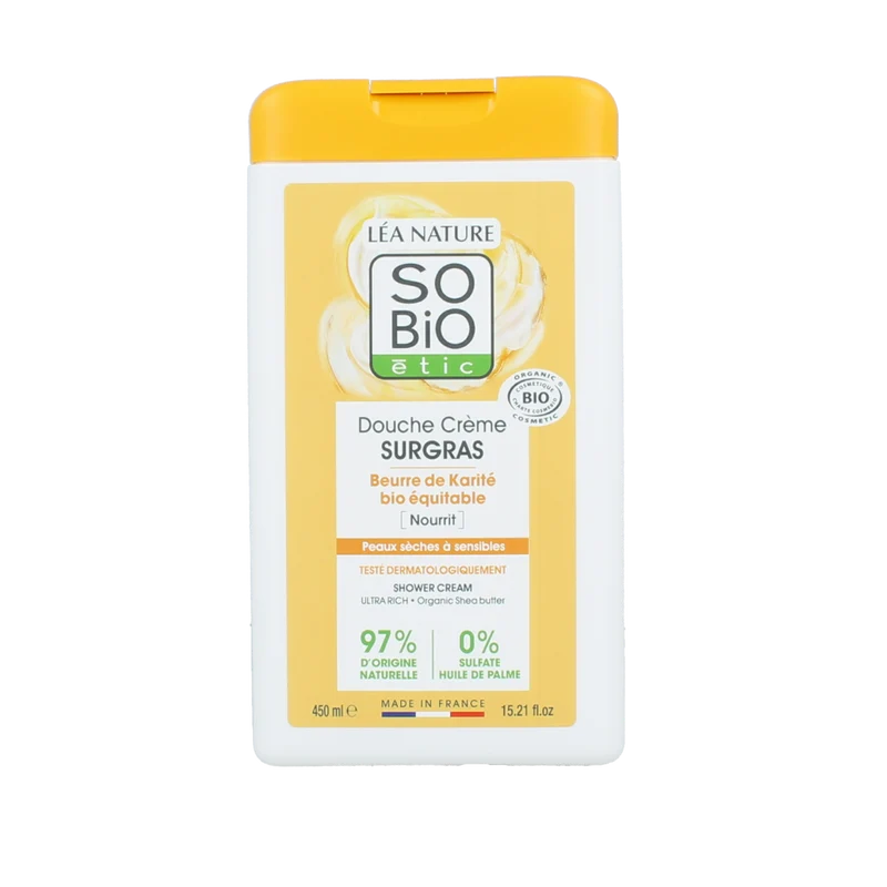 So Bio Etic Showercream ultra rich shea butter 450.00 Milliliter