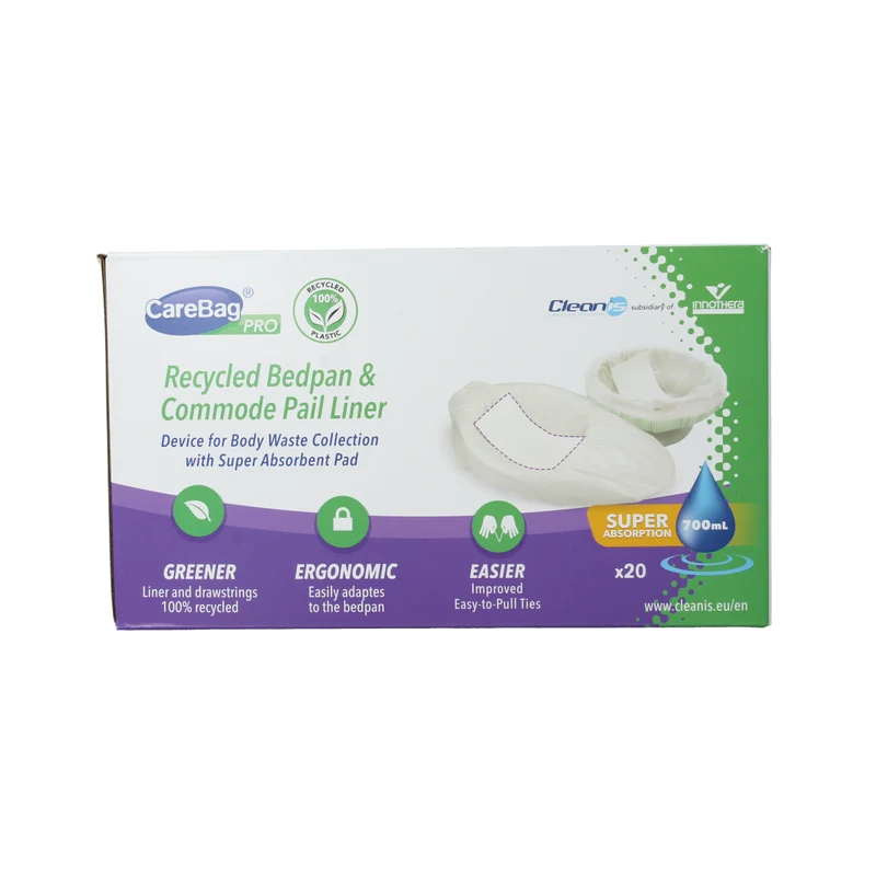 CareBag Pro bedpan & commode liners 700ml 20.00 Stuks