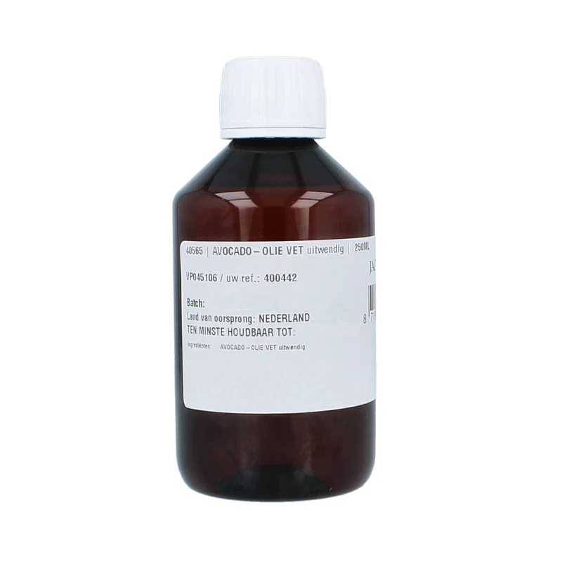 Jacob Hooy Avocado olie uitwendig 250.00 Milliliter