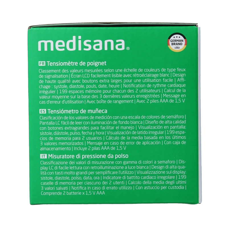 Medisana Polsbloeddrukmeter BW 345 1.00 Stuks