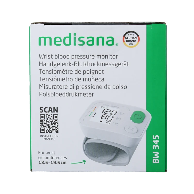 Medisana Polsbloeddrukmeter BW 345 1.00 Stuks
