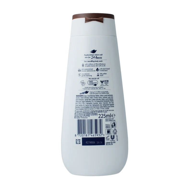Dove Shower care by nature restoring 225.00 Milliliter
