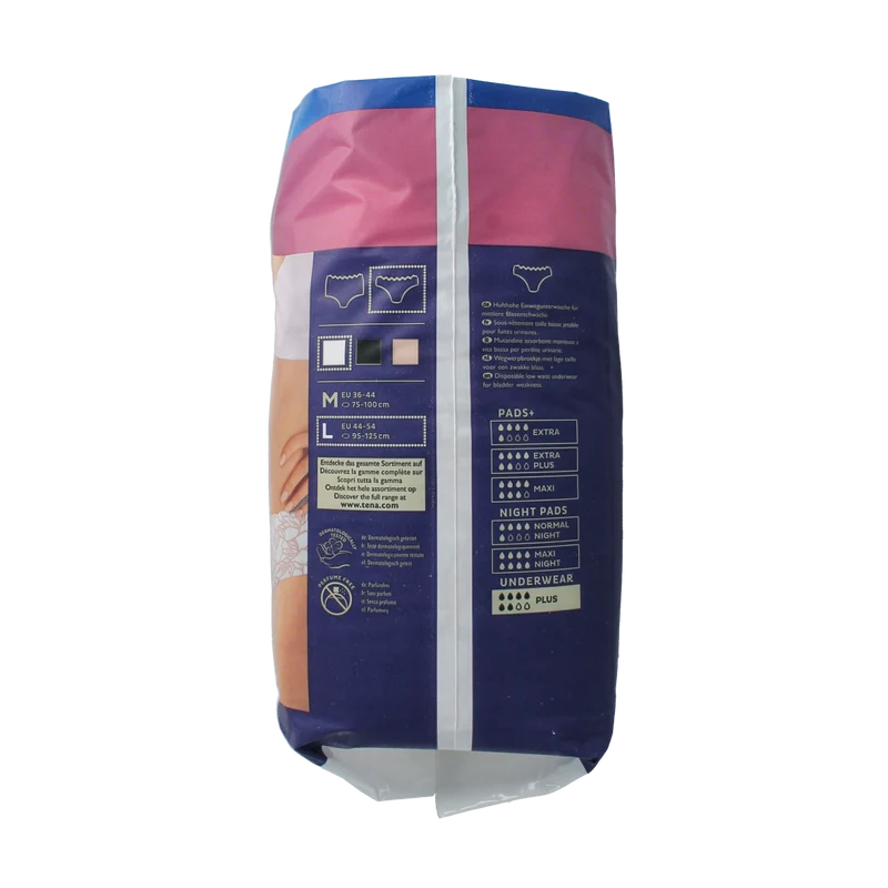 Tena Silhouette plus low waist wit L 10.00 Stuks