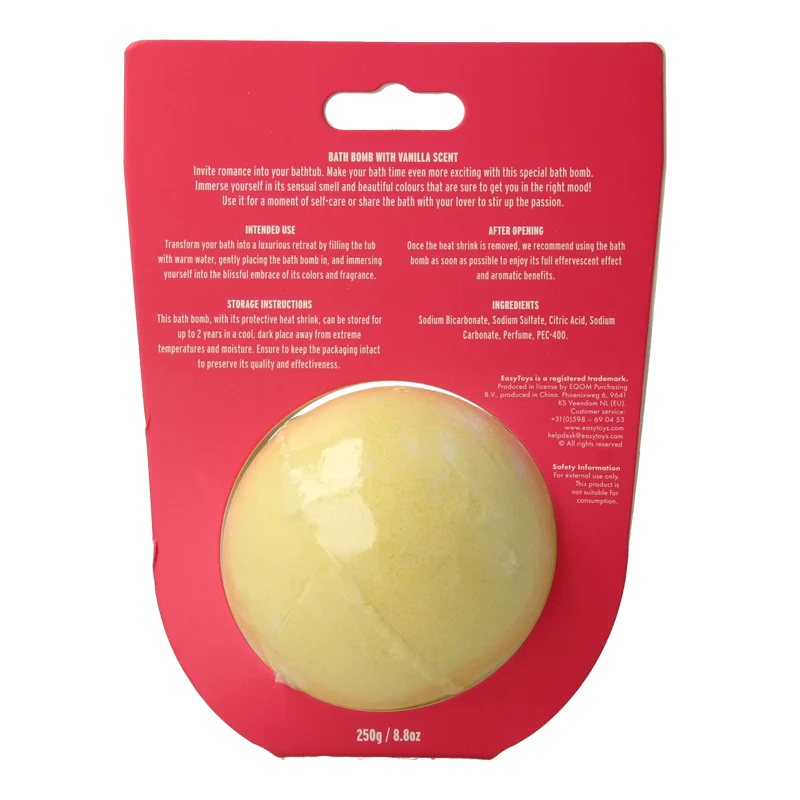 EasyToys Badbruisbal vanille 1.00 Stuks