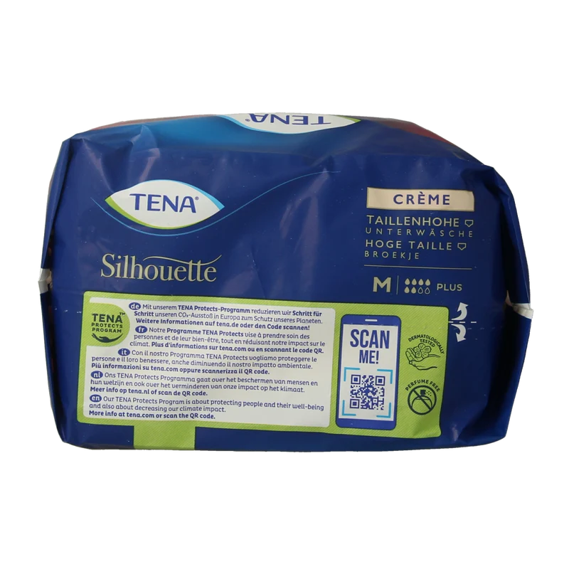 Tena Silhouet plus high waist creme medium 9.00 Stuks
