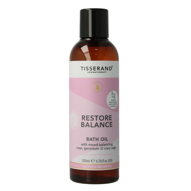 Tisserand Bath oil restore balance 200 Milliliter