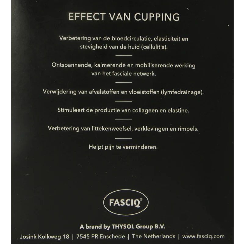 FASCIQ Body & face cupping set 6 Stuks