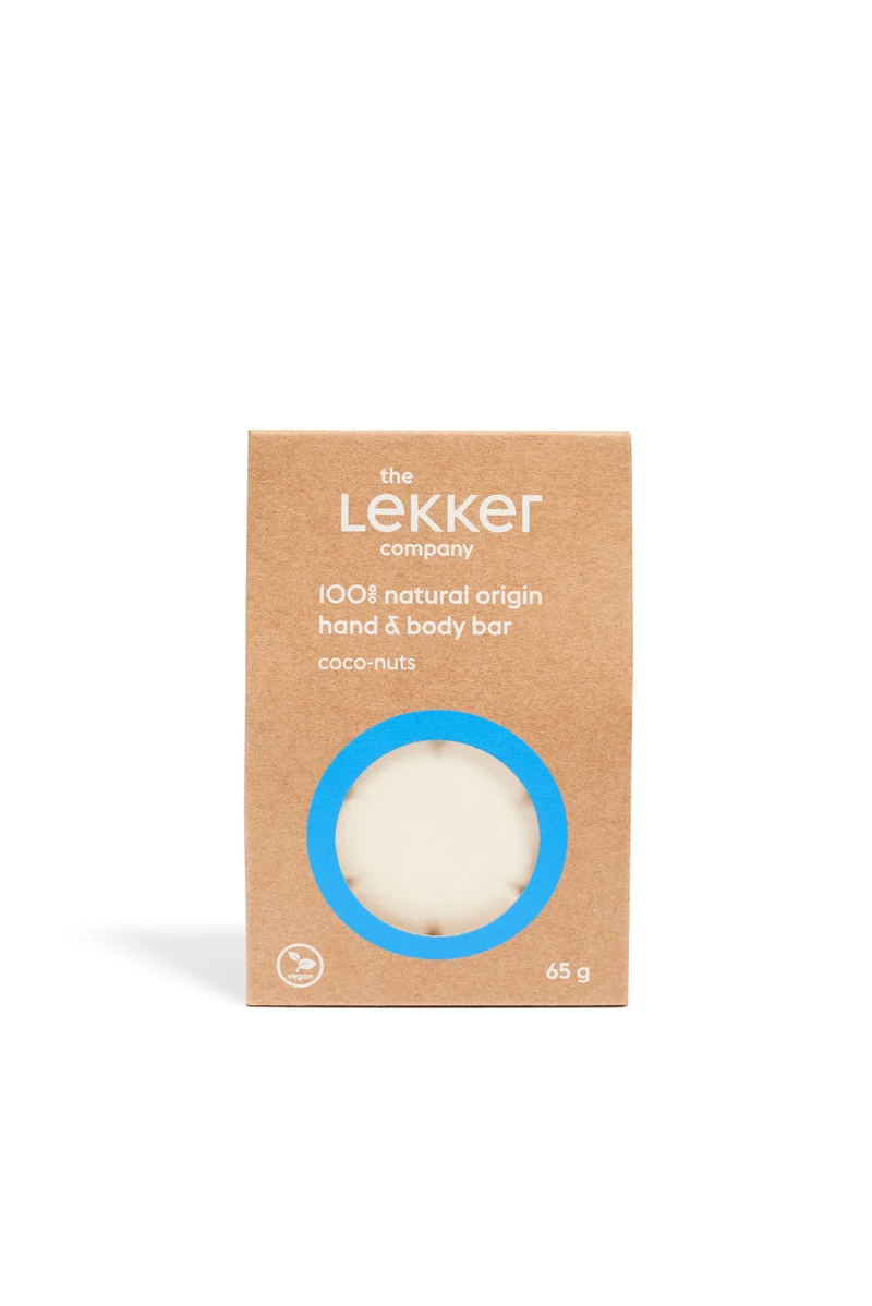 Lekker Company Natuurlijke bodybar coco-nuts 65 Gram