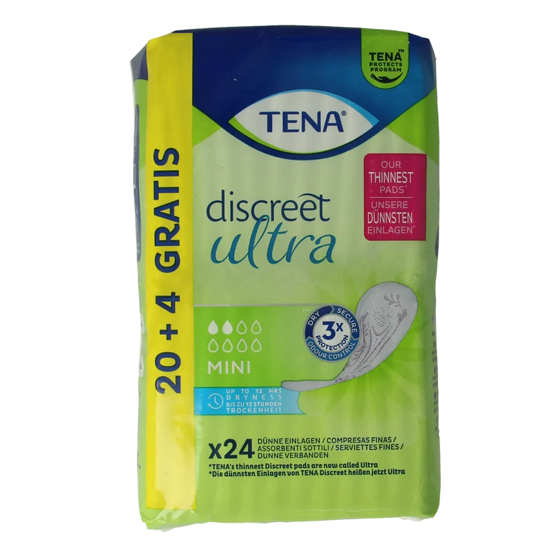 Tena Discreet ultra pads mini 24.00 Stuks