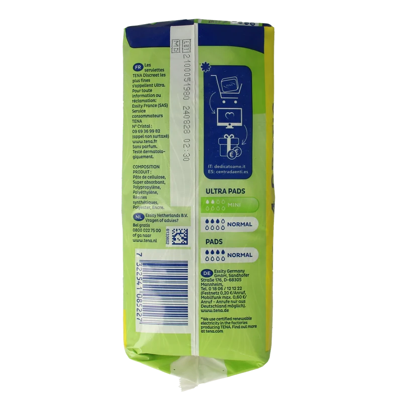 Tena Discreet ultra pads mini 24.00 Stuks