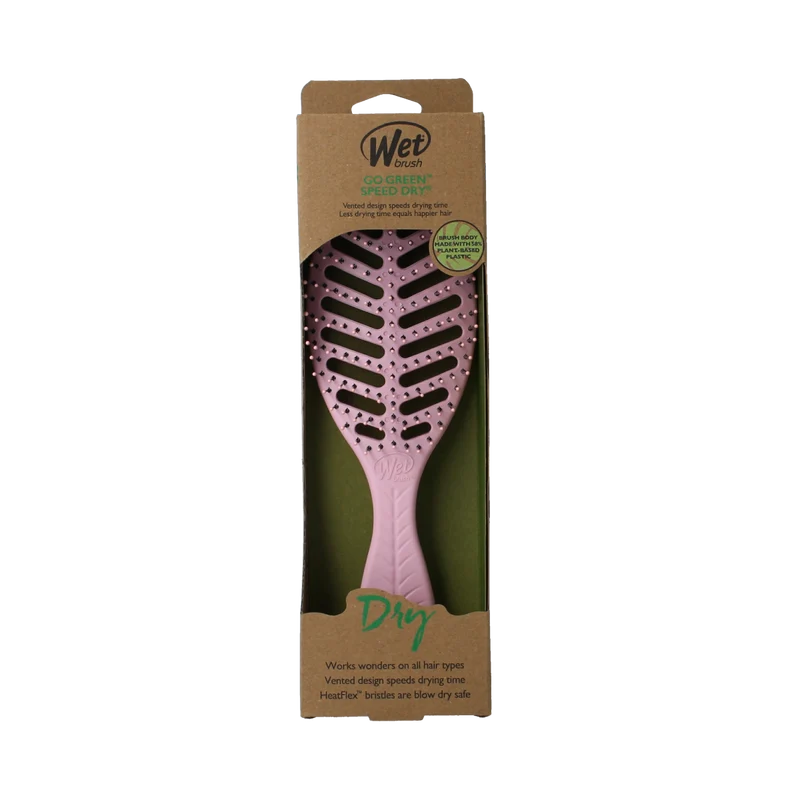 Wet Brush Go green speed dry pink 1.00 Stuks