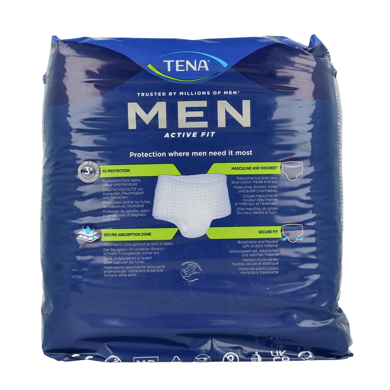 Tena Men active fit pants plus S/M 12.00 Stuks