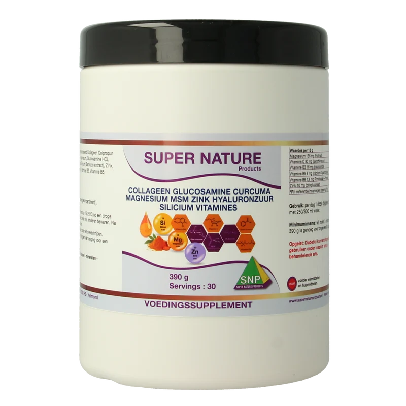 SNP Collageen glucosamine curcuma magnesium MSM 390.00 Gram