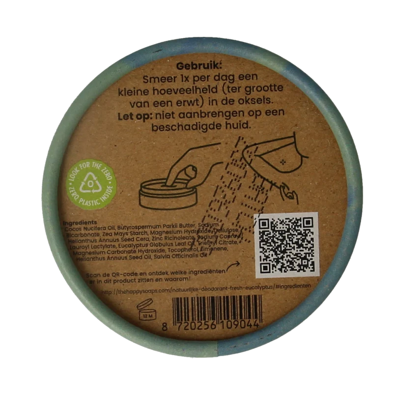 Happysoaps Deo natural eucalyptus 45 Gram