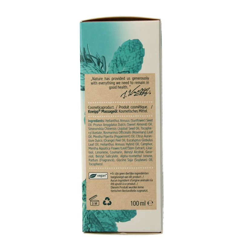 Kneipp Goodbye stress massageolie 100.00 Milliliter
