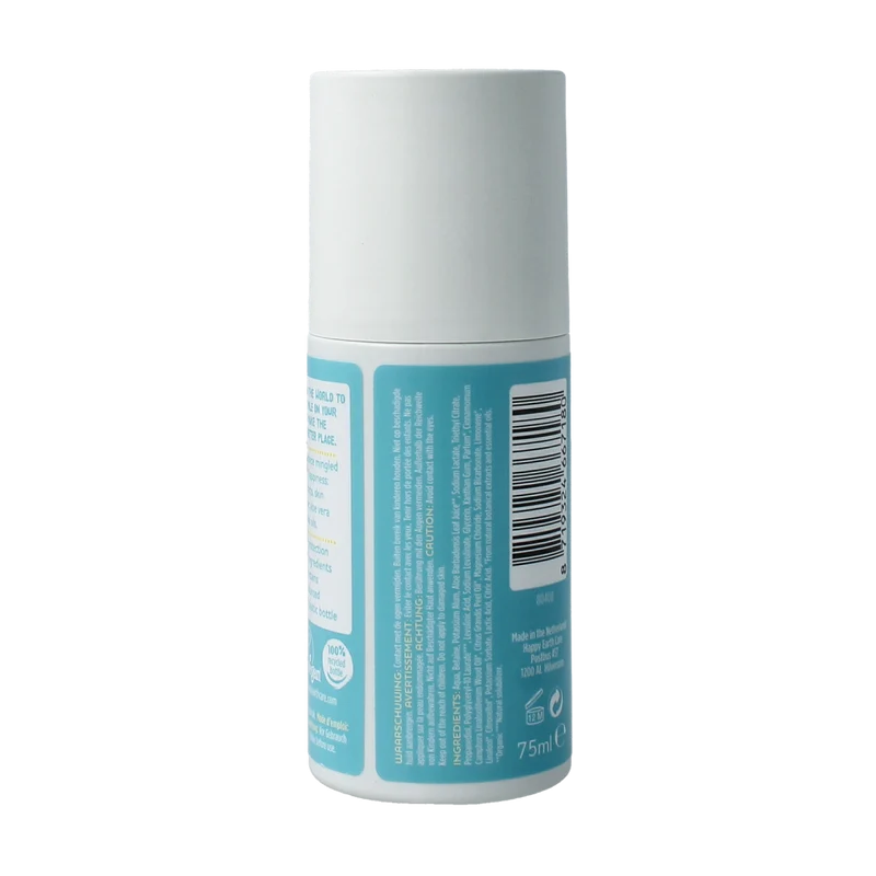 Happy Earth Pure deodorant roll-on cedar lime 75.00 Milliliter