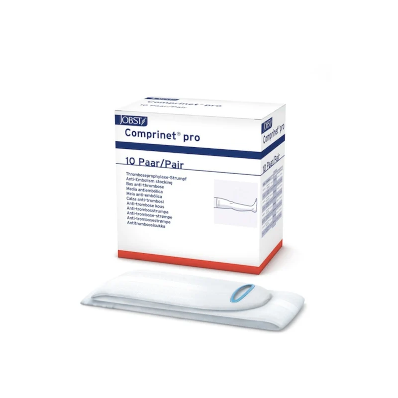 Comprinet pro Thromboseprophylaxe-Strumpf, oberschenkellang, weiß