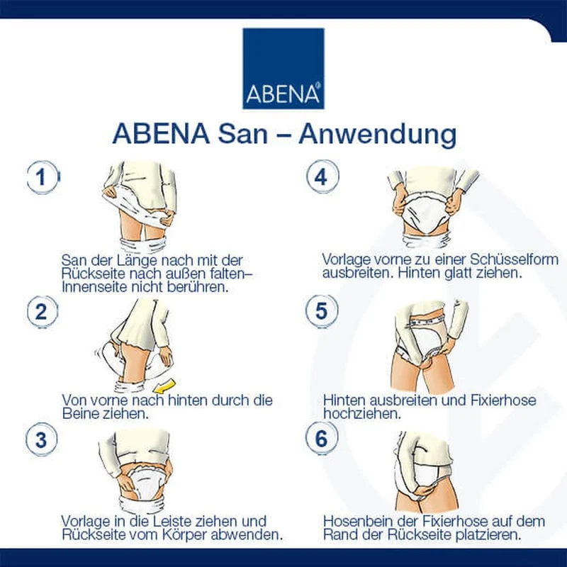 Abena San Premium 5 Inkontinenzeinlagen 1200 ml, 36 Stück